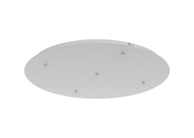 M8262  Elsa 5 Hole 600mm Round Canopy Kit White